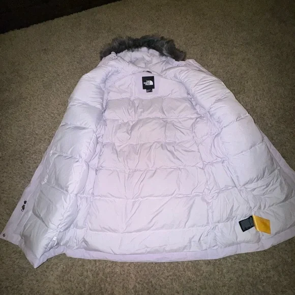 The North Face Arctic Women Waterproof Down Parka Lavender Plus Size 2X NEW $350